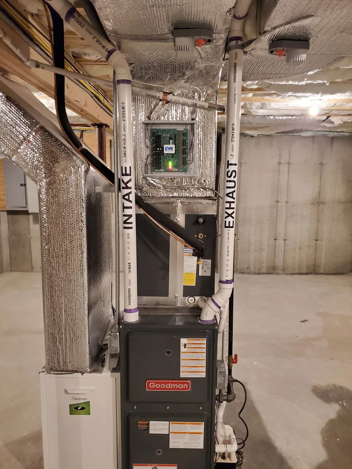 Furnace & ductwork, AirPrime installation
