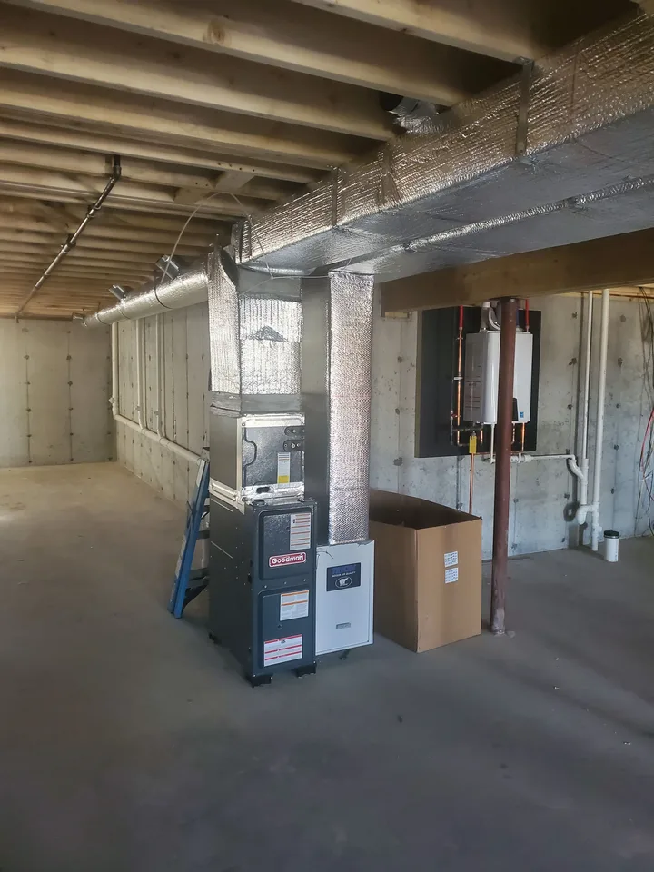 Ducted air handler, AirPrime installation